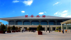 西安北站高鐵led廣告