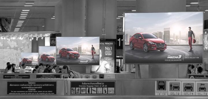 曼谷機(jī)場行李區(qū)led廣告