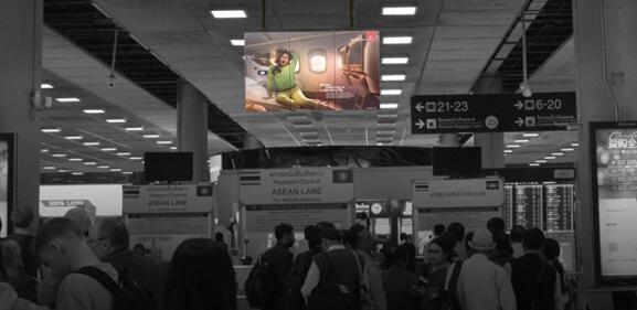 泰國曼谷機(jī)場led廣告