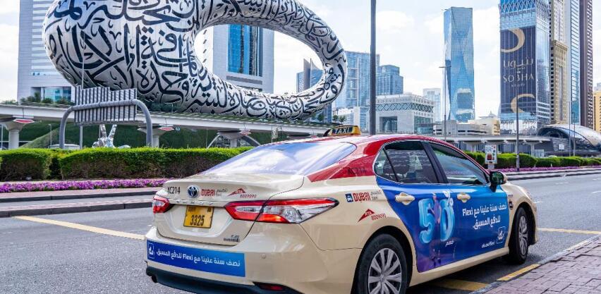迪拜出租車廣告