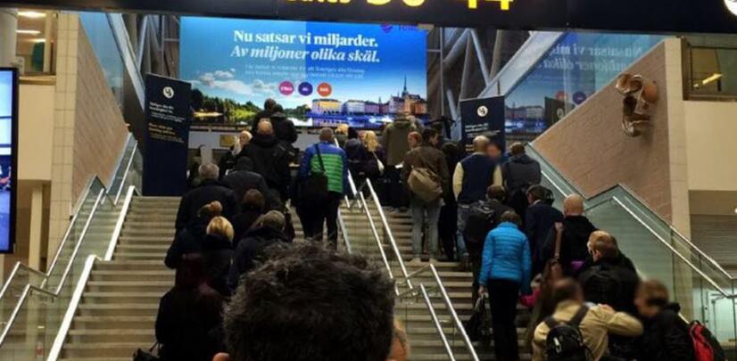 瑞典機(jī)場廣告